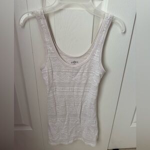 SO White Fitted Tank Top